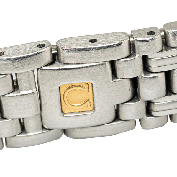 オメガ シーマスター120 腕時計 2571.81 クオーツ ネイビー文字盤 ステンレススチール レディース OMEGA 【中古】