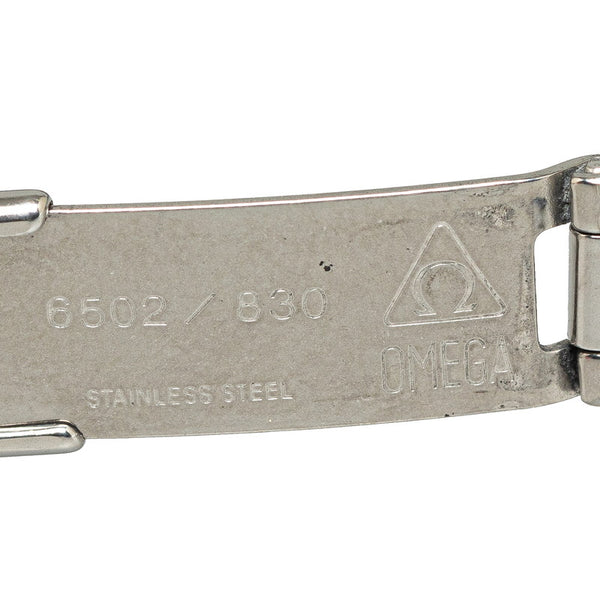 オメガ シーマスター120 腕時計 2571.81 クオーツ ネイビー文字盤 ステンレススチール レディース OMEGA 【中古】