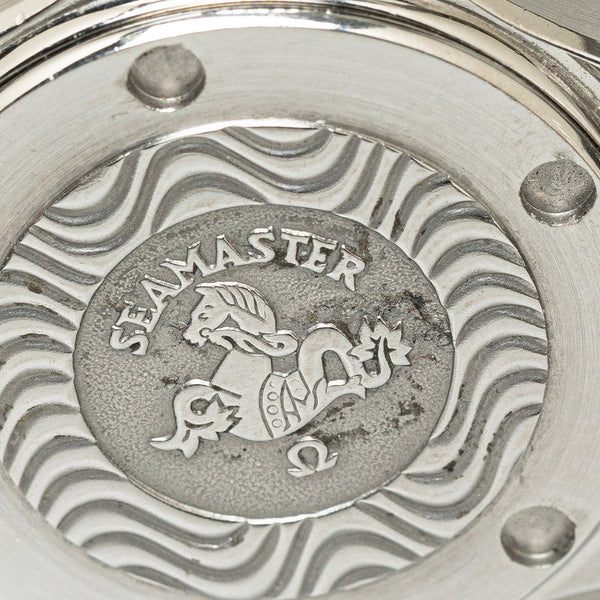 オメガ シーマスター120 腕時計 2571.81 クオーツ ネイビー文字盤 ステンレススチール レディース OMEGA 【中古】