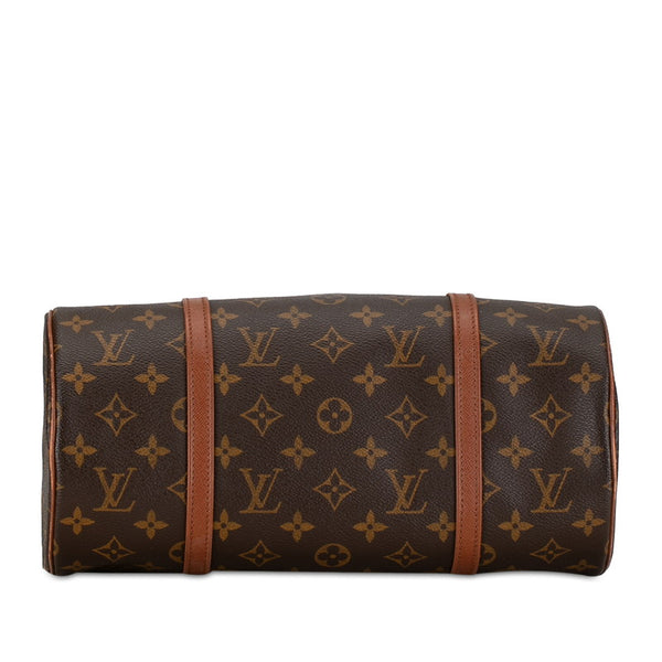 ルイ ヴィトン モノグラム パピヨン30 ハンドバッグ M51385 ブラウン PVC レザー レディース LOUIS VUITTON 【中古】