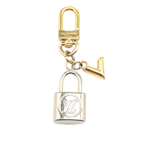 ルイ ヴィトン カレイド V パドロック キーホルダー チャーム M67376 ゴールド シルバー メタル メッキ レディース LOUIS VUITTON 【中古】