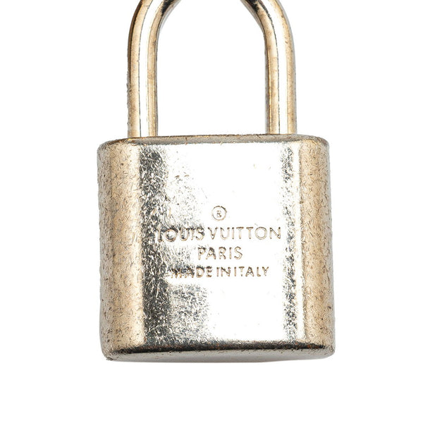 ルイ ヴィトン カレイド V パドロック キーホルダー チャーム M67376 ゴールド シルバー メタル メッキ レディース LOUIS VUITTON 【中古】