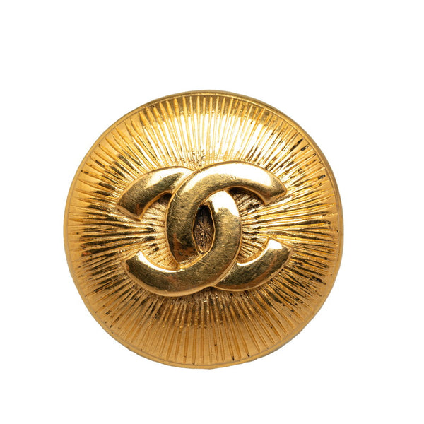 シャネル ヴィンテージ ココマーク ブローチ ゴールド メッキ レディース CHANEL 【中古】