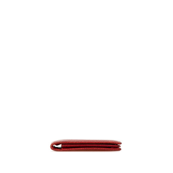 シャネル ココマーク カードケース 名刺入れ レッド キャビアスキン レディース CHANEL 【中古】