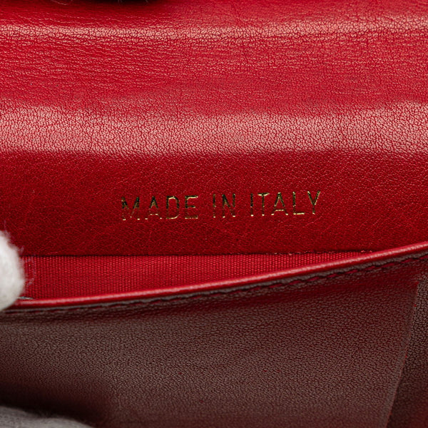 シャネル ココマーク カードケース 名刺入れ レッド キャビアスキン レディース CHANEL 【中古】