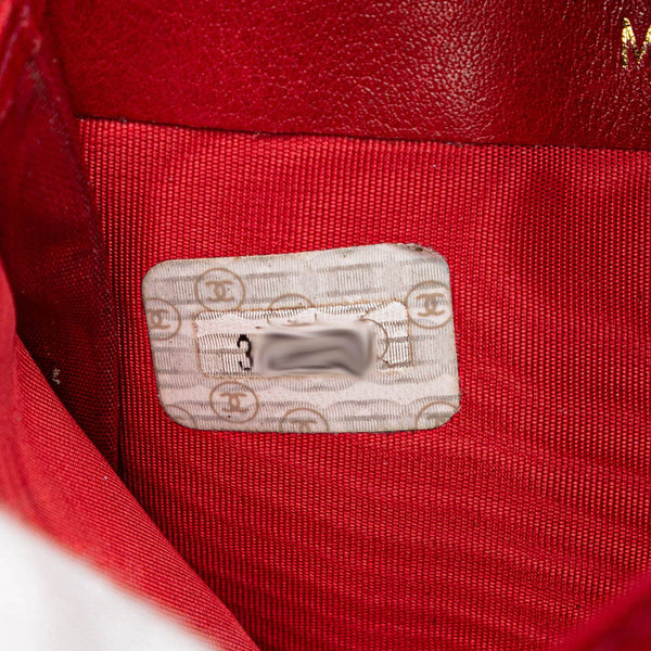シャネル ココマーク カードケース 名刺入れ レッド キャビアスキン レディース CHANEL 【中古】