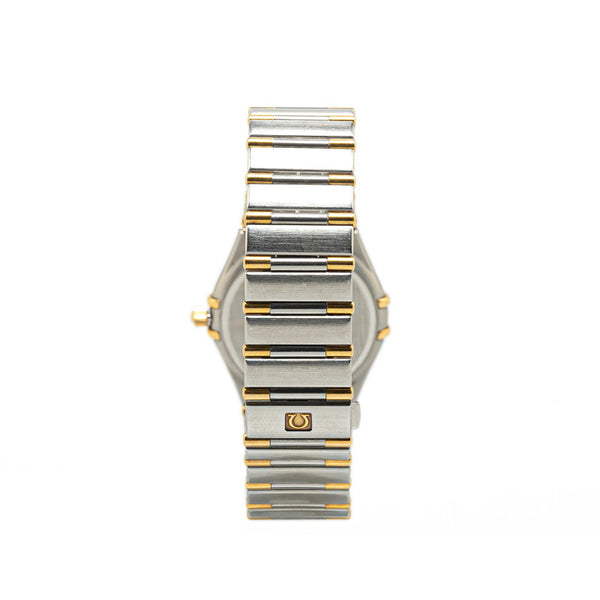 オメガ コンステレーション 腕時計 クオーツ ホワイト文字盤 ステンレススチール メッキ メンズ OMEGA 【中古】