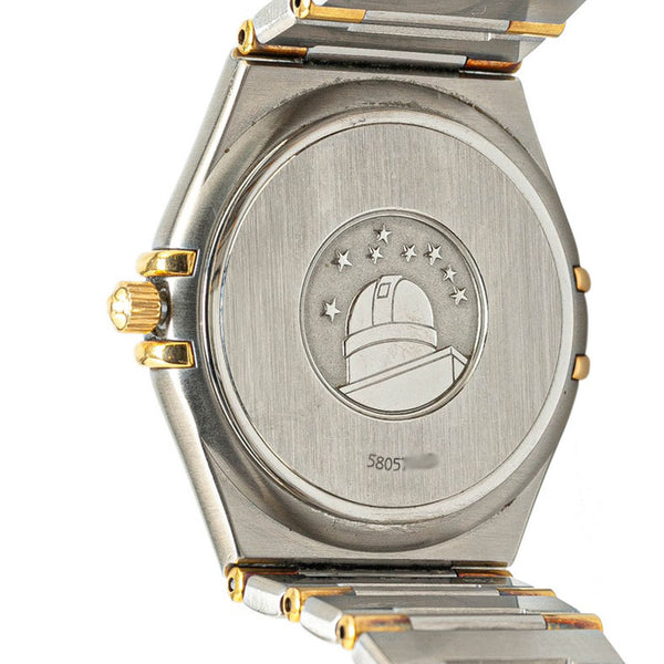 オメガ コンステレーション 腕時計 クオーツ ホワイト文字盤 ステンレススチール メッキ メンズ OMEGA 【中古】