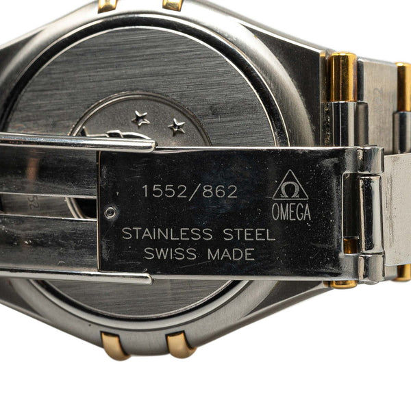 オメガ コンステレーション 腕時計 クオーツ ホワイト文字盤 ステンレススチール メッキ メンズ OMEGA 【中古】