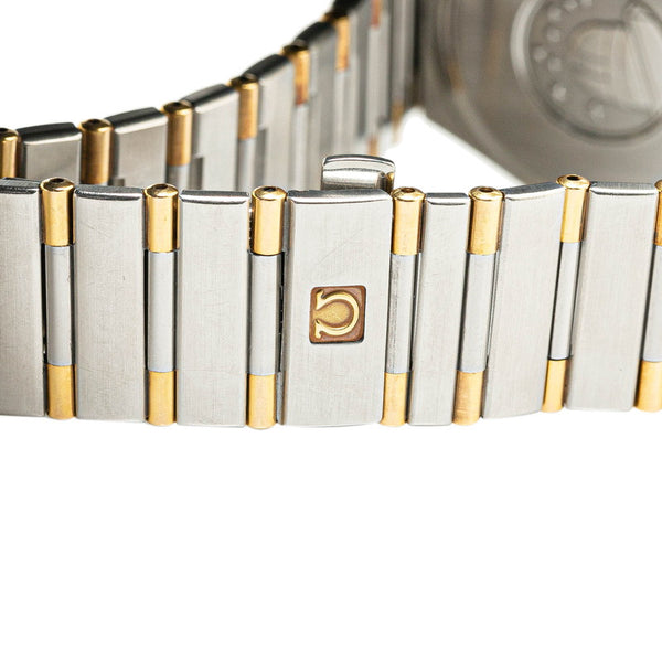 オメガ コンステレーション 腕時計 クオーツ ホワイト文字盤 ステンレススチール メッキ メンズ OMEGA 【中古】