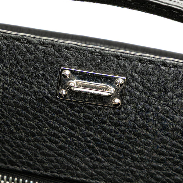 フェンディ ピーカブー フィット セレリア ハンドバッグ ビジネスバッグ 7VA406 ブラック レザー メンズ FENDI 【中古】