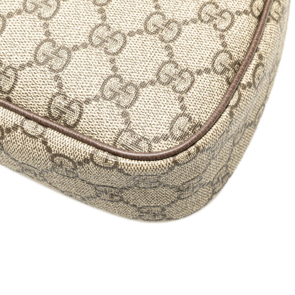 グッチ GGスプリーム オフィディア スモール ショルダーバッグ 735145 ブラウン PVC レザー レディース GUCCI 【中古】