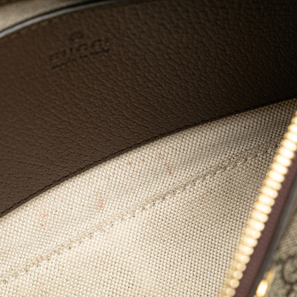 グッチ GGスプリーム オフィディア スモール ショルダーバッグ 735145 ブラウン PVC レザー レディース GUCCI 【中古】