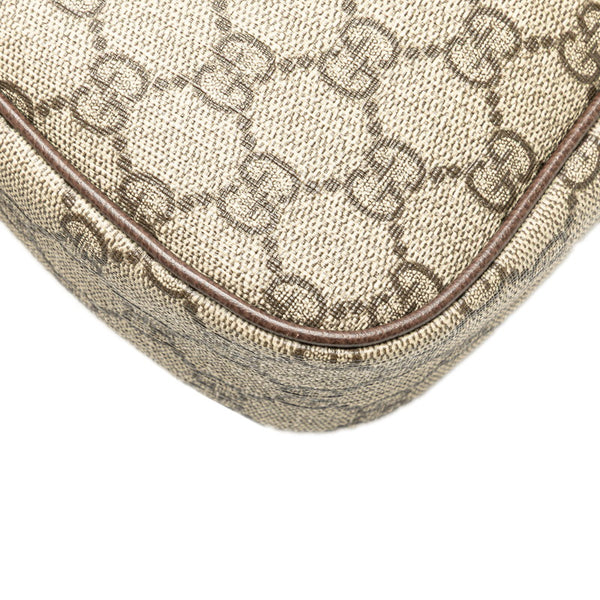 グッチ GGスプリーム オフィディア スモール ショルダーバッグ 735145 ブラウン PVC レザー レディース GUCCI 【中古】