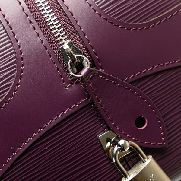 ルイ ヴィトン エピ ボーリングモンテーニュPM ハンドバッグ M5932K  カシス パープル レザー レディース LOUIS VUITTON 【中古】