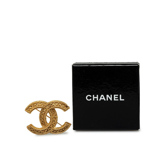 シャネル ココマーク ブローチ ゴールド メッキ レディース CHANEL 【中古】