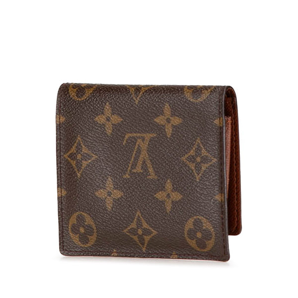 ルイ ヴィトン モノグラム ジャポンサンガプール カードケース パスケース M60530 ブラウン PVC レザー レディース LOUIS VUITTON 【中古】
