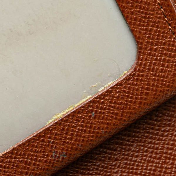 ルイ ヴィトン モノグラム ジャポンサンガプール カードケース パスケース M60530 ブラウン PVC レザー レディース LOUIS VUITTON 【中古】