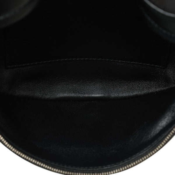 バレンシアガ スーベニアXS ボディバッグ ウエストバッグ 518163 ブラック キャンバス レザー レディース BALENCIAGA 【中古】