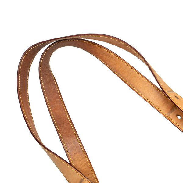 ルイ ヴィトン ダミエ アズール ハムステッドMM ショルダーバッグ トートバッグ N51206 ホワイト PVC レザー レディース LOUIS VUITTON 【中古】