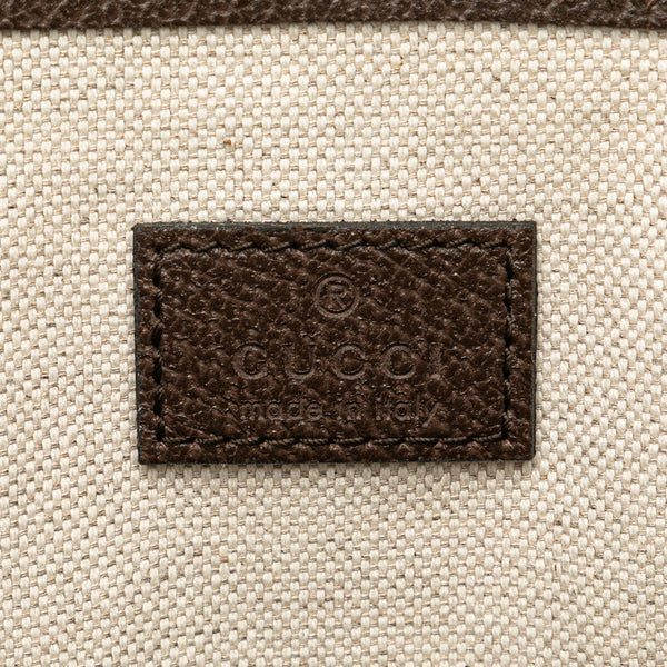 グッチ GGスプリーム トートバッグ ショルダーバッグ 765043 ベージュ ブラウン PVC レザー レディース GUCCI 【中古】