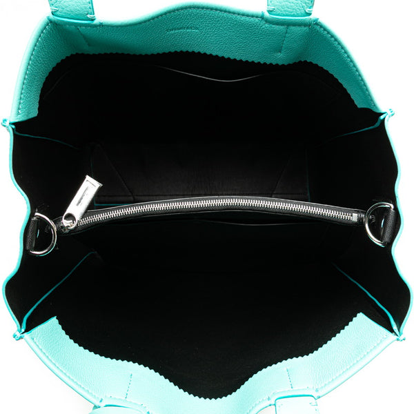 ティファニー ハンドバッグ ショルダーバッグ 2WAY ティファニーブルー レザー レディース TIFFANY&Co. 【中古】