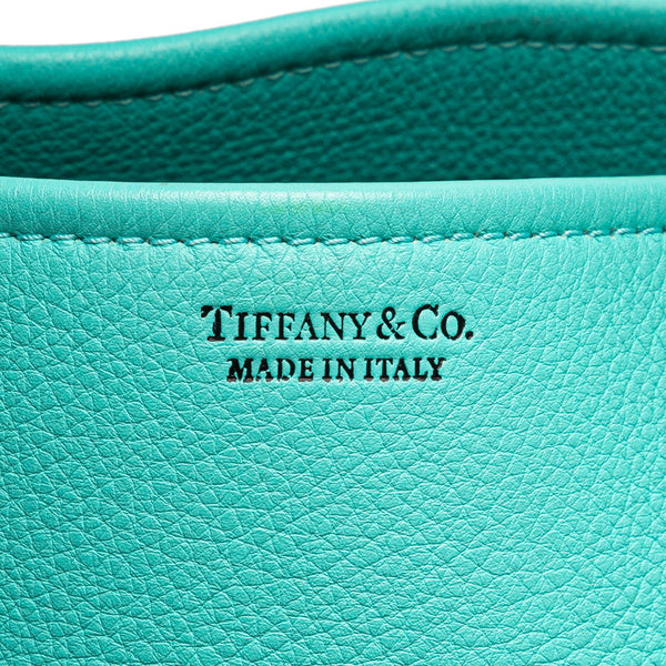 ティファニー ハンドバッグ ショルダーバッグ 2WAY ティファニーブルー レザー レディース TIFFANY&Co. 【中古】