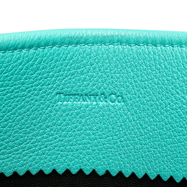 ティファニー ハンドバッグ ショルダーバッグ 2WAY ティファニーブルー レザー レディース TIFFANY&Co. 【中古】