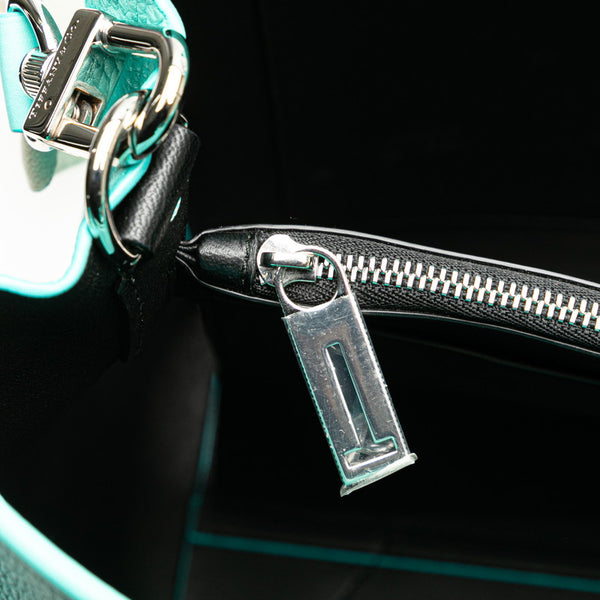 ティファニー ハンドバッグ ショルダーバッグ 2WAY ティファニーブルー レザー レディース TIFFANY&Co. 【中古】