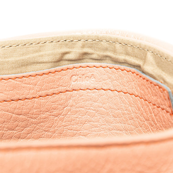 クロエ リボン モチーフ ハンドバッグ ショルダーバッグ 2WAY ピンク レザー レディース Chloe 【中古】