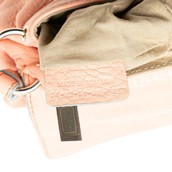 クロエ リボン モチーフ ハンドバッグ ショルダーバッグ 2WAY ピンク レザー レディース Chloe 【中古】