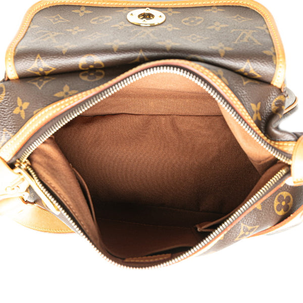 ルイ ヴィトン モノグラム ティカルGM ショルダーバッグ M40077 ブラウン PVC レザー レディース LOUIS VUITTON 【中古】