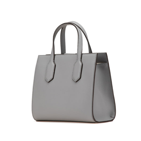 グッチ GGリボン ハンドバッグ ショルダーバッグ 2WAY 443089 グレー レザー レディース GUCCI 【中古】