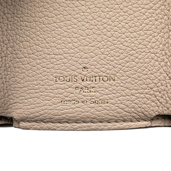 ルイ ヴィトン ポルトフォイユ ロック ミニ 三つ折り財布 M69340 グレージュ レザー レディース LOUIS VUITTON 【中古】