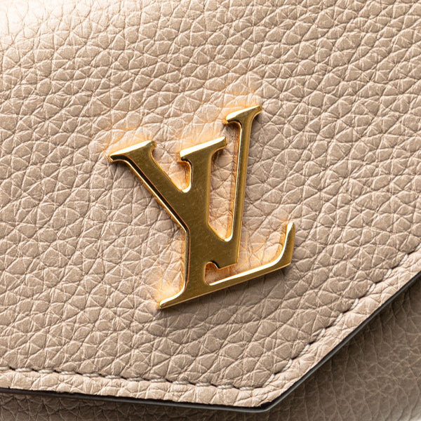 ルイ ヴィトン ポルトフォイユ ロック ミニ 三つ折り財布 M69340 グレージュ レザー レディース LOUIS VUITTON 【中古】