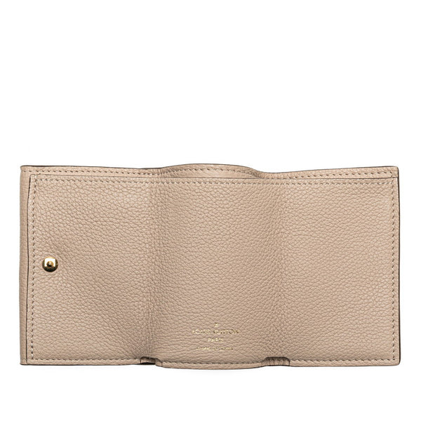 ルイ ヴィトン ポルトフォイユ ロック ミニ 三つ折り財布 M69340 グレージュ レザー レディース LOUIS VUITTON 【中古】