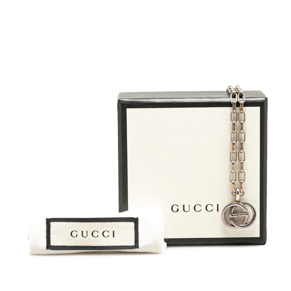 グッチ インターロッキングG ネックレス SV925 シルバー メンズ GUCCI 【中古】