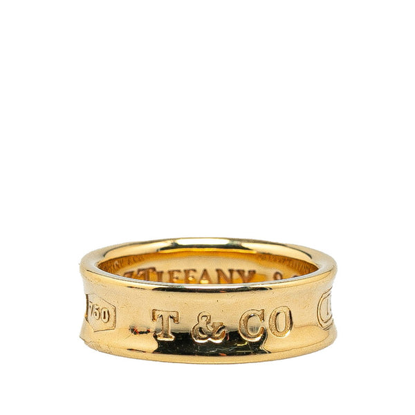 ティファニー ナロー 1837 リング 指輪 K18YG イエローゴールド レディース TIFFANY&Co. 【中古】