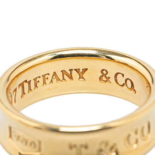 ティファニー ナロー 1837 リング 指輪 K18YG イエローゴールド レディース TIFFANY&Co. 【中古】