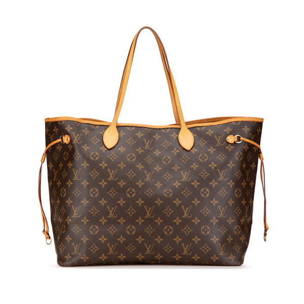 ルイ ヴィトン モノグラム ネヴァーフルGM トートバッグ ショルダーバッグ M40157 ブラウン PVC レザー レディース LOUIS VUITTON 【中古】
