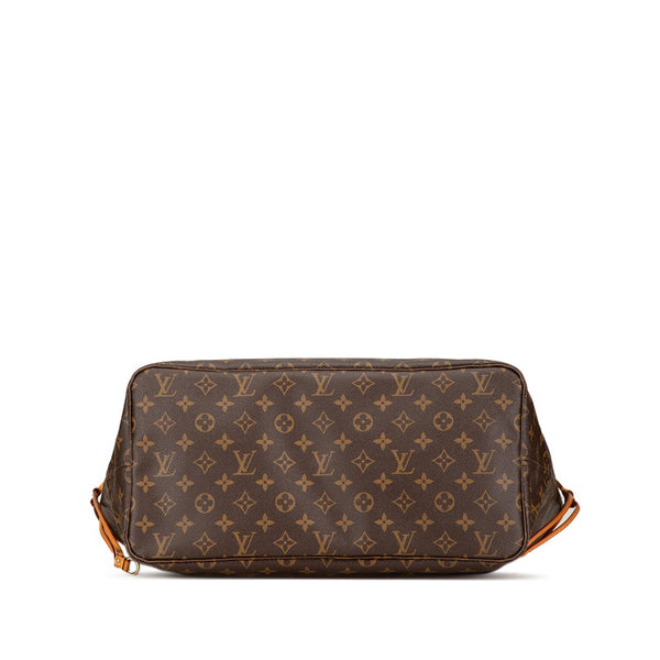 ルイ ヴィトン モノグラム ネヴァーフルGM トートバッグ ショルダーバッグ M40157 ブラウン PVC レザー レディース LOUIS VUITTON 【中古】