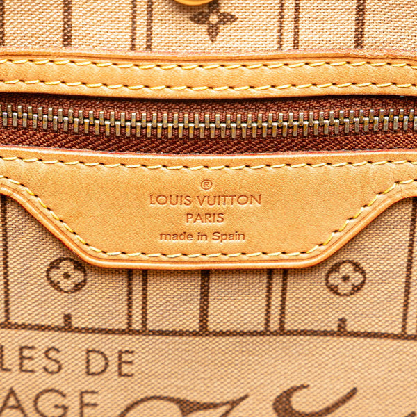 ルイ ヴィトン モノグラム ネヴァーフルGM トートバッグ ショルダーバッグ M40157 ブラウン PVC レザー レディース LOUIS VUITTON 【中古】