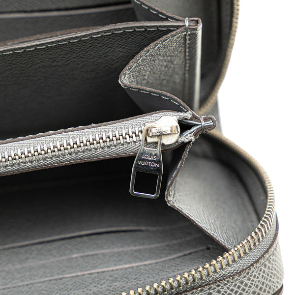 ルイ ヴィトン タイガ ジッピーXL 長財布 クラッチバッグ M42856 グラシエ グレー レザー メンズ LOUIS VUITTON 【中古】