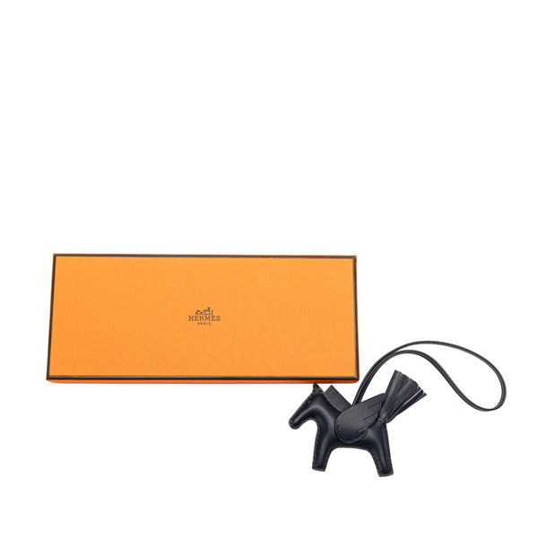 エルメス ロデオ ペガサスPM チャーム ネイビー アニョーミロ レディース HERMES 【中古】