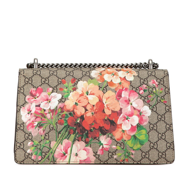 グッチ GGブルームス ディオニュソス チェーン ショルダーバッグ 400249 ベージュ ワインレッド PVC スウェード レディース GUCCI 【中古】