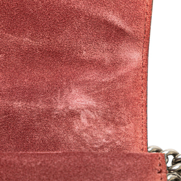 グッチ GGブルームス ディオニュソス チェーン ショルダーバッグ 400249 ベージュ ワインレッド PVC スウェード レディース GUCCI 【中古】