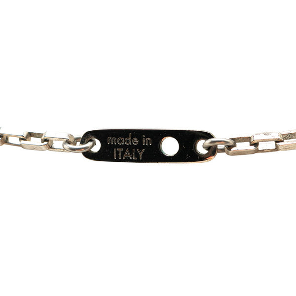 ルイ ヴィトン コリエ ダミエカラーズ ネックレス M62596 ブルー シルバー メタル レディース LOUIS VUITTON 【中古】