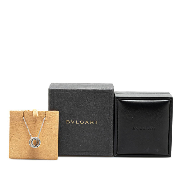 ブルガリ ビーゼロワン 3バンド ペンダントネックレス K18WG ホワイトゴールド レディース BVLGARI 【中古】