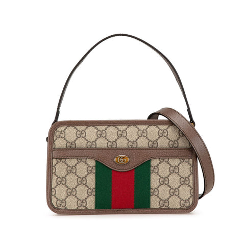 グッチ GGスモール オフディア ハンドバッグ ショルダーバッグ 2WAY 598130 ベージュ マルチカラー PVC レザー レディース GUCCI 【中古】