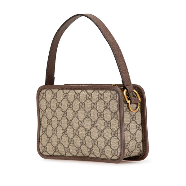 グッチ GGスモール オフディア ハンドバッグ ショルダーバッグ 2WAY 598130 ベージュ マルチカラー PVC レザー レディース GUCCI 【中古】